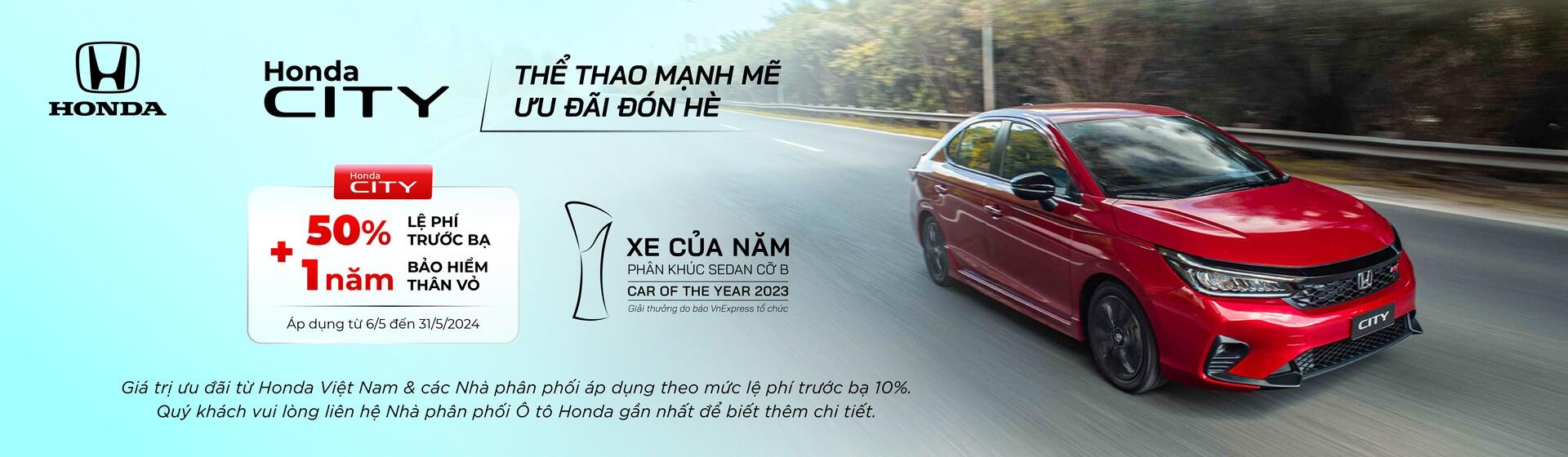 Honda City thiết kế thể thao mạnh mẽ